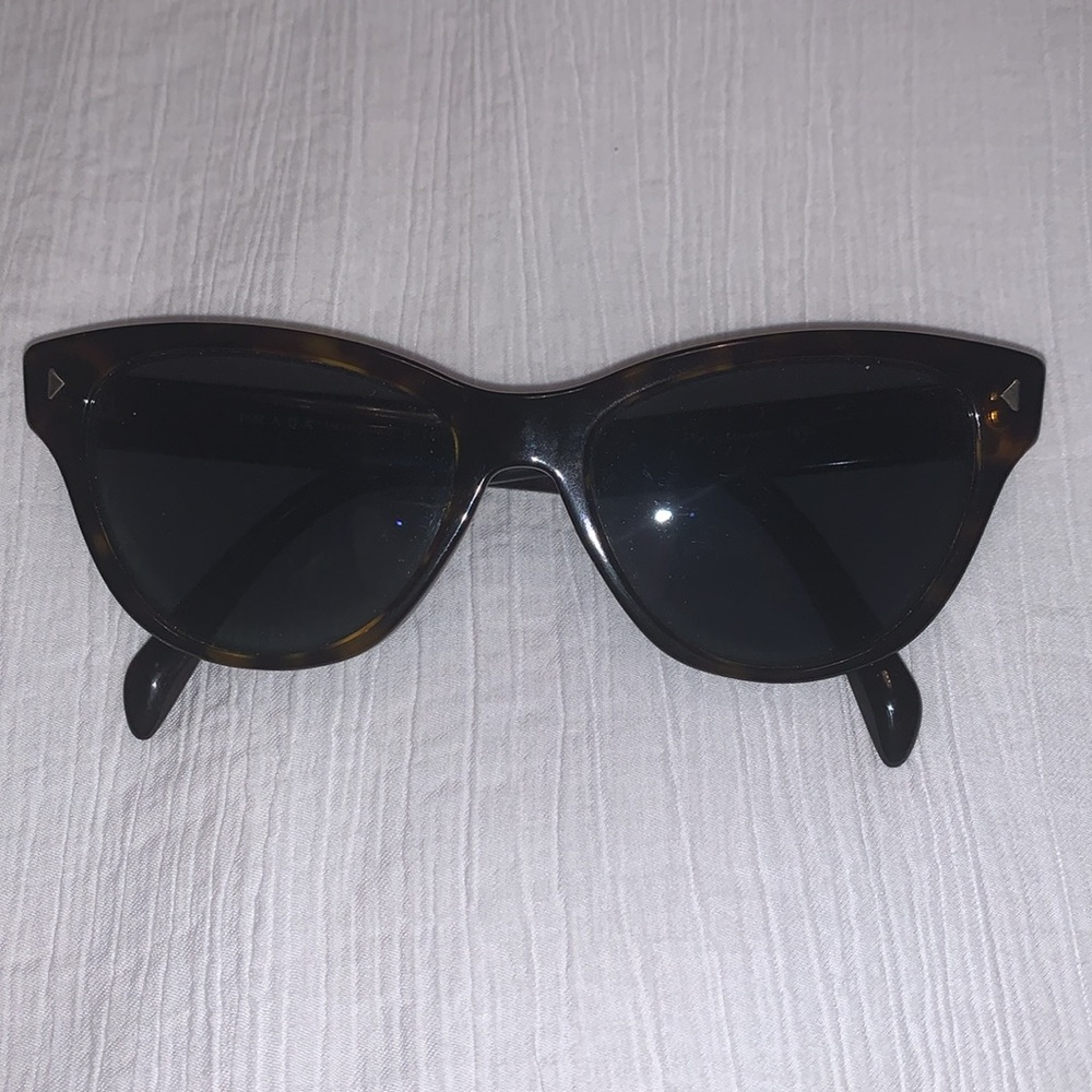 Prada Tortoise Cat-Eye Sunglasses